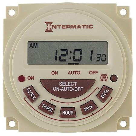 Intermatic 220V 24-Hour Electronic Panel Mount Timer PB314EK